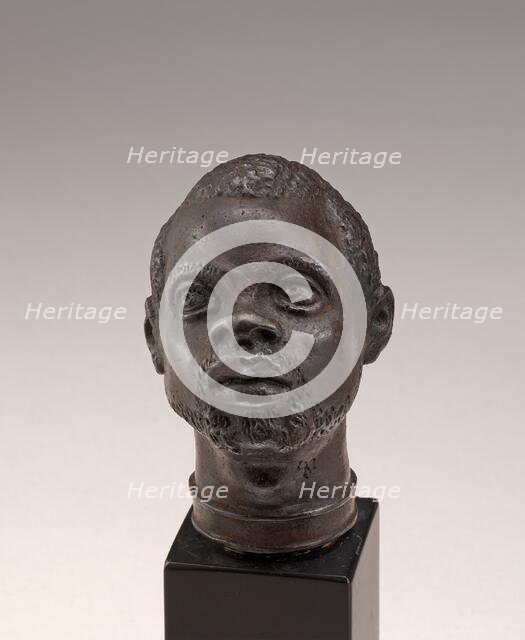 Head of an African Man Wearing the Collar of an Enslaved Person, second half 16th century. Creator: Unknown.