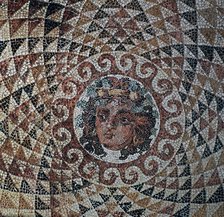 Roman mosaic of Dionysus. Artist: Unknown