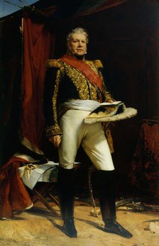 Portrait of Nicolas-Joseph, marquis Maison (1771-1840), Marshal of France, 1830. Creator: Cogniet, Léon (1794-1880).