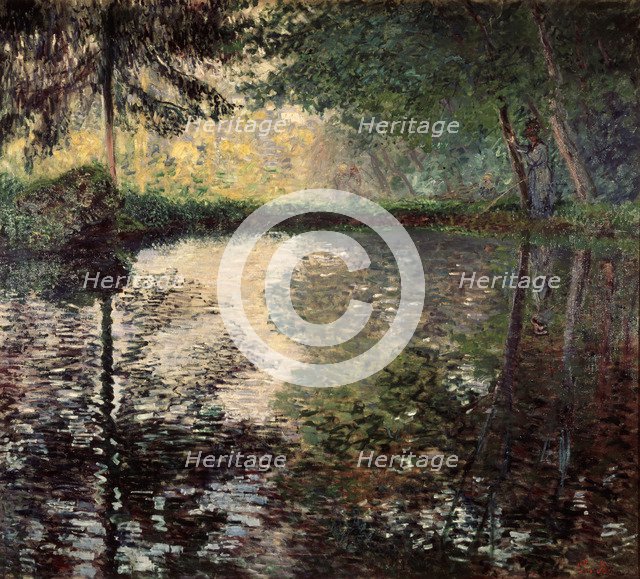 'Pond at Montgeron', c1876.  Artist: Claude Monet
