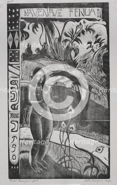 Tahitian Series: Land of Delights. Creator: Paul Gauguin (French, 1848-1903).