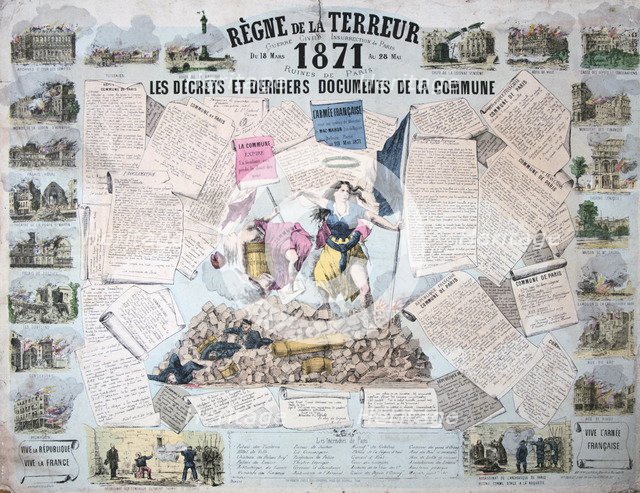 'Regne de la Terreur', Paris Commune, 1871. Artist: Anon