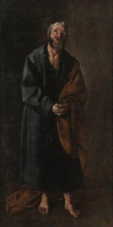Heiliger Petrus. Creator: Zurbarán, Francisco, de (1598-1664).