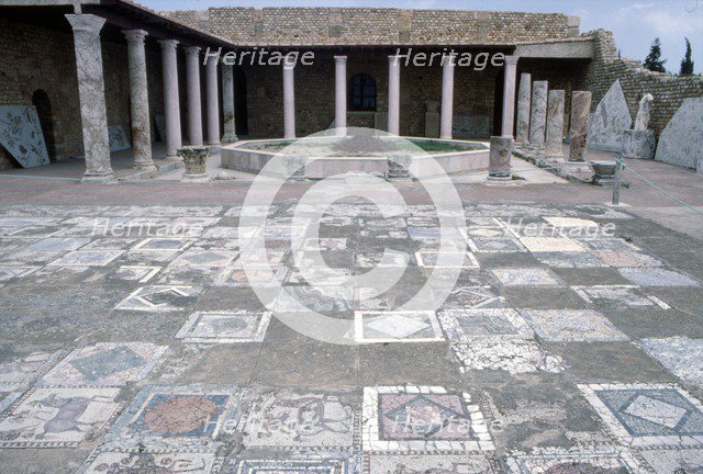 Mosaic at the Roman Villas, Carthage, Tunisia, c2nd-3rd century. Artist: Unknown.