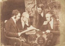 Alexander of Duntocher, McMillan of Cardross and Two Others, 1843-47. Creators: David Octavius Hill, Robert Adamson, Hill & Adamson.