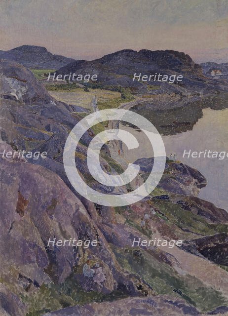 The Bögevik Road, 1919. Creator: Carl Wilhelmson.