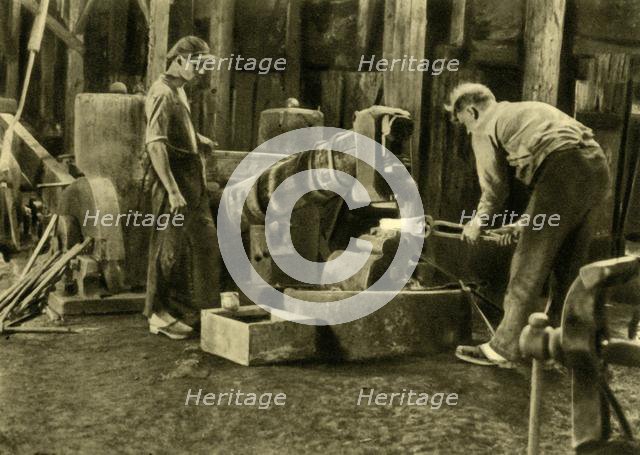 Metalworkers, Styria, Austria, c1935. Creator: Unknown.