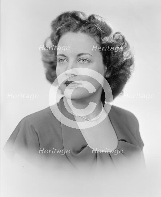 Wolberg, Marion E., Miss. - Portrait, 1947. Creator: Harris & Ewing.