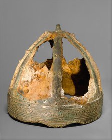 Helmet (Spangenhelm), Byzantine or Germanic, 6th-7th century. Creator: Unknown.