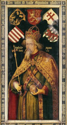 Portrait of Emperor Sigismund (1369-1437), 1511-1512. Creator: Dürer, Albrecht (1471-1528).