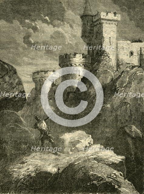 'Richard I. Wounded at the Siege of the Castle of Chaluz', (1199), 1890. Creator: Unknown.