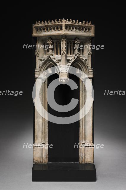 Architectural Canopy (pair), c. 1450-1475. Creator: Unknown.