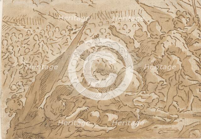 Battle, 1st half 17th century. Creator: Marcantonio Bassetti.