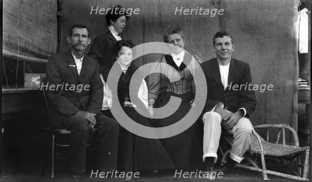 Possible Lahey family group photograph, c1900s. Creator: Robert Augustus Henry L'Estrange.