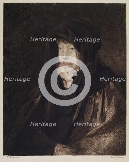 Portrait of the Artist's Mother, c1820s. Creators: Andrew Geddes, William Brassey Hole.