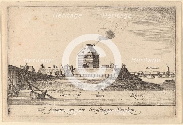 Strasbourg: The Toll House, 1635. Creator: Wenceslaus Hollar.