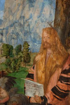 The Feast of the Rose Garlands, Detail: Self-portrait, 1506. Creator: Dürer; Albrecht (1471-1528).