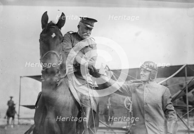 Ward says good by [i.e., goodbye] to Gen. Grant, 1911. Creator: Bain News Service.