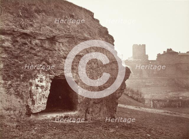King Edgar's Cave, Chester, Printed 1866. Creator: Augustus Kelham.