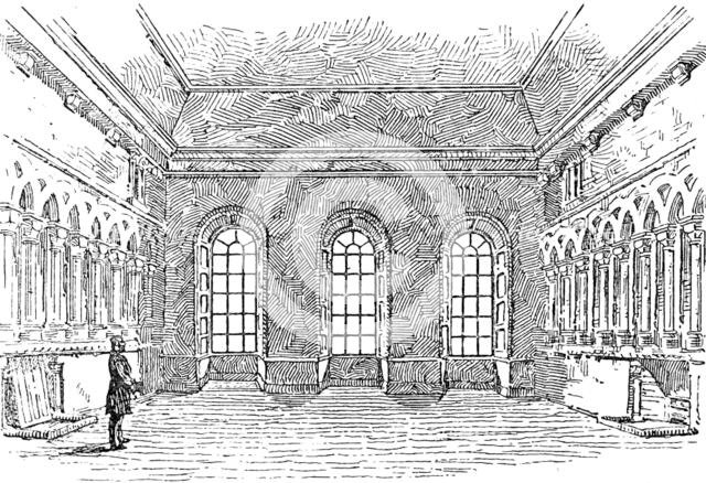 Proposed restoration of the Chapter House, Durham Cathedral..., the Chapter House as it is, 1890. Creator: Unknown.