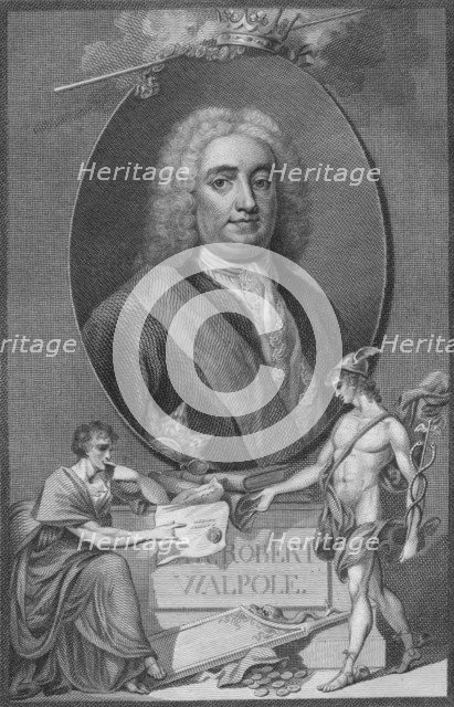 'Sir Robert Walpole', 1790. Artist: Unknown.