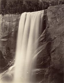 Vernal Falls, 350 feet, Yosemite, ca. 1872, printed ca. 1876. Creator: Attributed to Carleton E. Watkins.