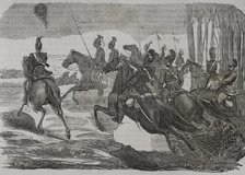 Franco-Prussian War (1870-1871): Siege of Paris, 1871.  Creator: Tomas Padro Pedret.