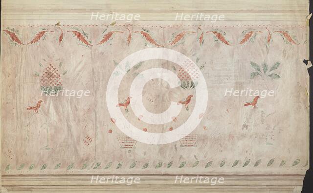 Wall Stencil, 1935/1942. Creator: Mildred E Bent.