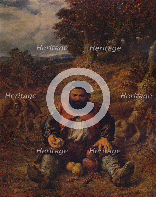 'Sancho Panza', 1859, (1935). Artist: Sir John Gilbert.