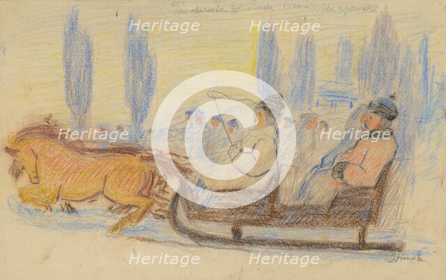 The mayor was in town, around 1930. Creator: Jozef Hanula.