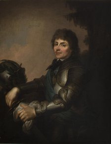 Portrait of Tadeusz Kosciuszko (1746-1817) in Armour-Copy, between 1780-1800. Creator: Jozef Grassi.