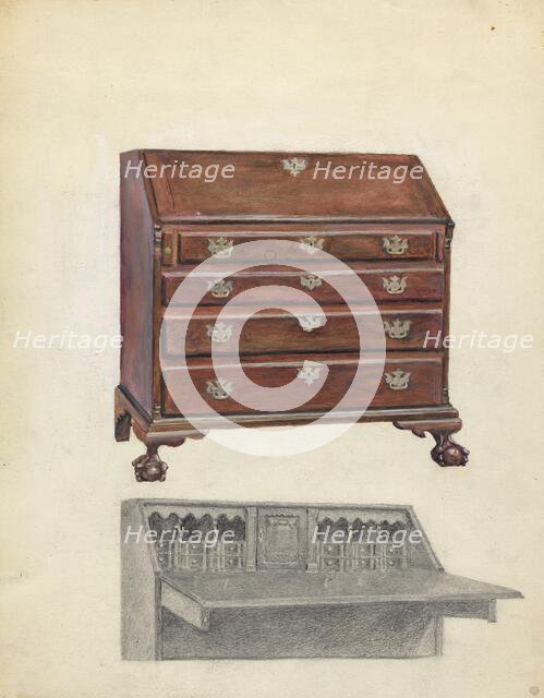 American Desk, 1935/1942. Creator: Aaron Dermansky.