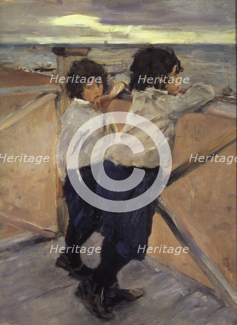 'Children', 1899. Artist: Valentin Serov