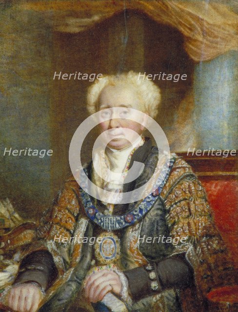 'Sir John Cowan, Lord Mayor 1837', 1838(?). Artist: Miss Hibbert