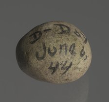 Rock from Normandy Beaches, D-Day 1944, June 6, 1944. Creator: Unknown.