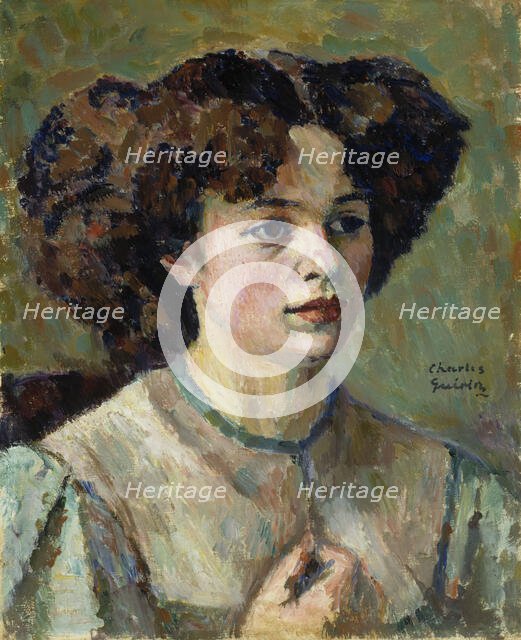 Head of a Woman. Creator: Charles Guerin.