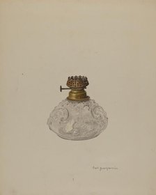 Lamp, c. 1940. Creator: Carl Buergerniss.