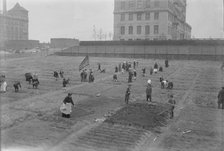 Rockefeller garden, 1917. Creator: Bain News Service.