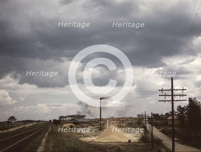 The Greensboro Lumber Co., Greensboro, Ga., 1941. Creator: Jack Delano.