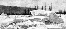 Sketches in Newfoundland: early Spring in St. John’s Harbour, 1890. Creator: Unknown.