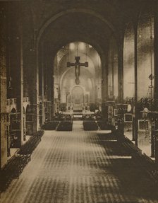 'Interior of Westminster Cathedral Viewed from the West End', c1935. Creator: Cyril Ellis.