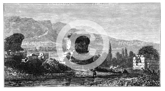 The ruins of Sardis, Lydia, Turkey, c1890. Artist: Unknown