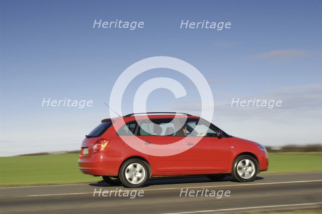 Skoda Fbia Estate  HTP 1-2  2007. Artist: Simon Clay.