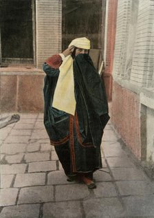 'Persane En Costume De Ville', (Persian in City Dress), 1900. Creator: Unknown.