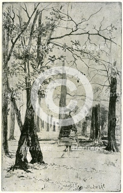 'The Wood', 19th century (1904).Artist: James Abbott McNeill Whistler