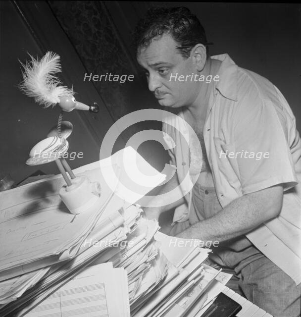 Portrait of Johnny Richards, New York, N.Y., ca. Sept. 1947. Creator: William Paul Gottlieb.