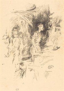 The Old Smith's Story, 1895. Creator: James Abbott McNeill Whistler.