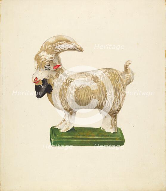 Goat, c. 1938. Creator: John W Kelleher.