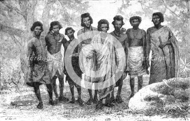 Illustrations of "The Wild Tribes of the Soudan", by Mr. F. L. James...: Basé at Aibaro, 1883. Creator: E. Heinemann.