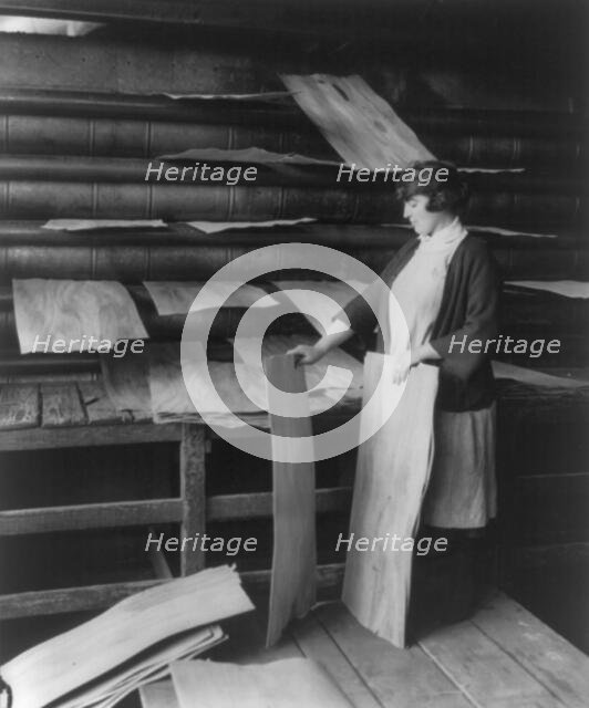 Wooden box industry, c1910. Creator: Frances Benjamin Johnston.
